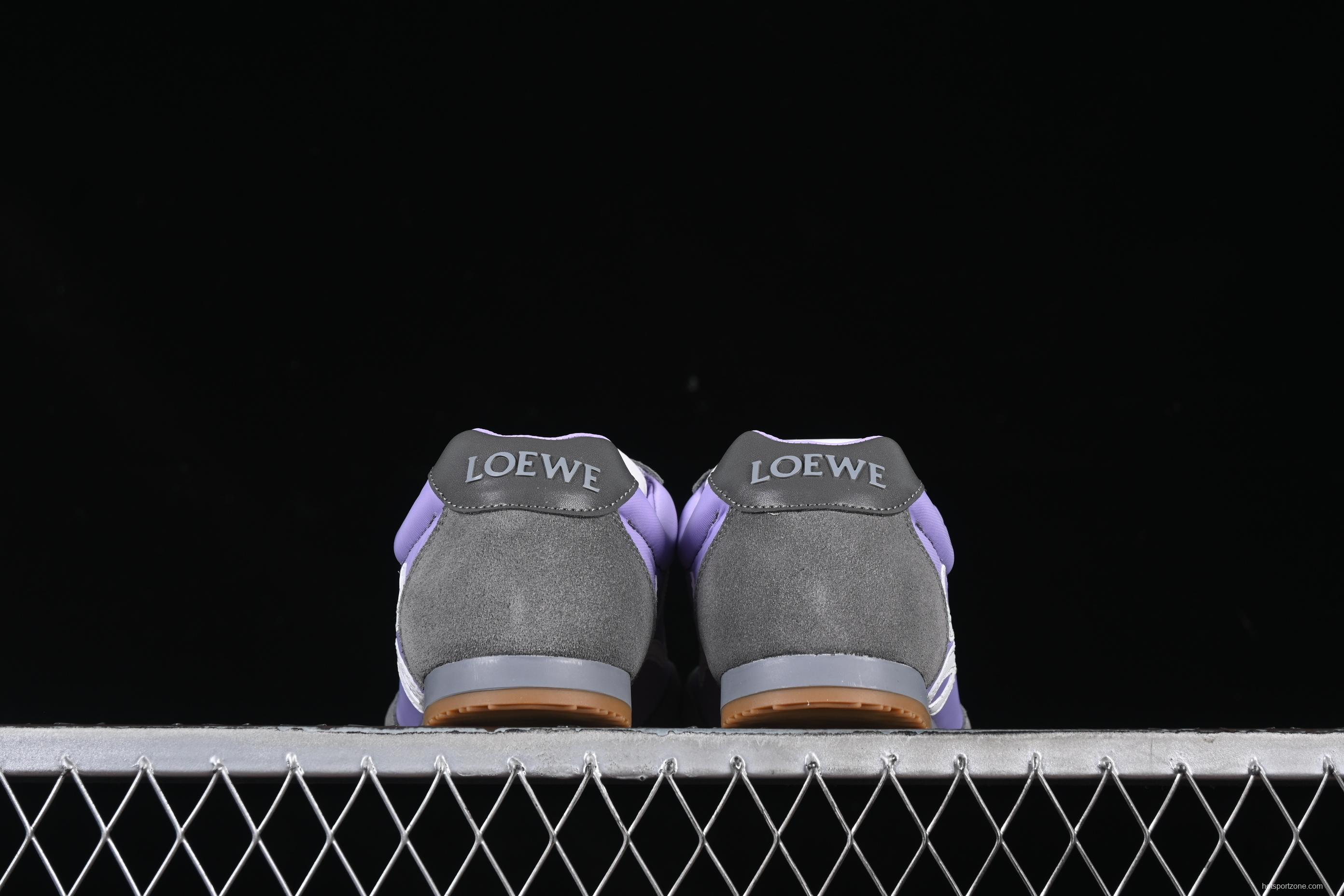 Loewe Ballet Runner 2.0 Sneakers Retro Style Lightweight Casual Shoes - PURPLE