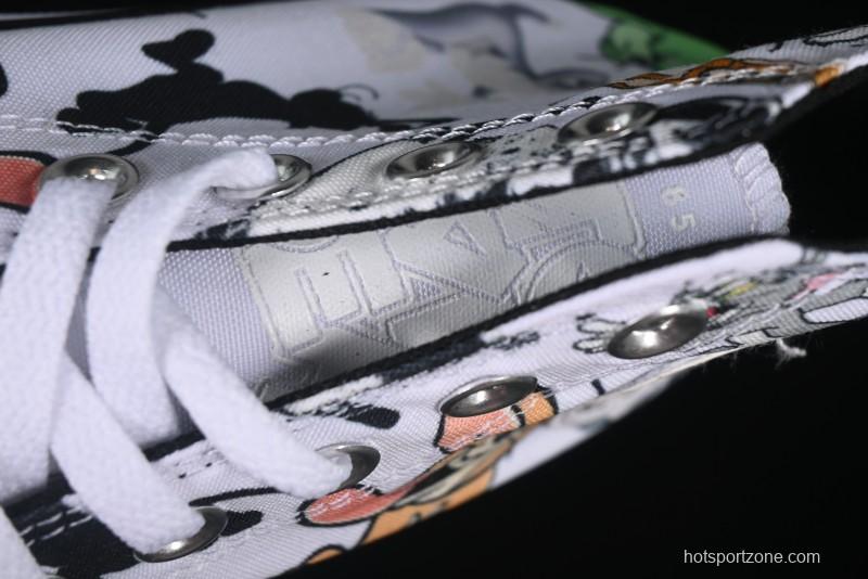 Converse All Star High Top Casual Sneakers with Tom and Jerry Theme - A15112C