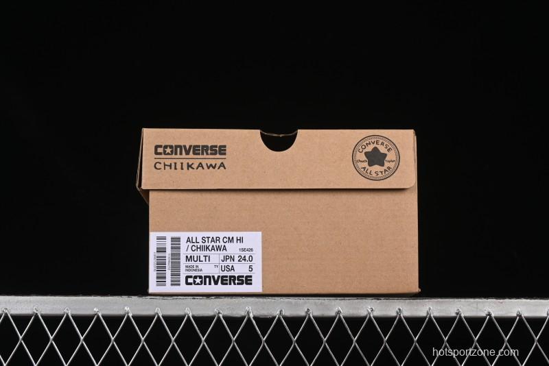 Converse Chiikawa x Converse All Star CM Hi Usagi Emoji Collaboration High Top Casual Sneakers - 1SE426