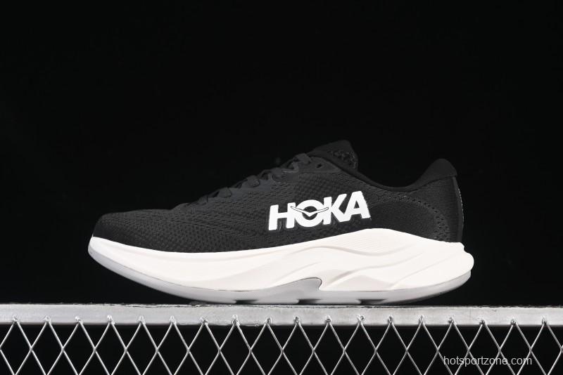 HOKA ONE ONE Rincon 4 Lightweight Breathable Knit Running Shoes - 1155131 BWHT