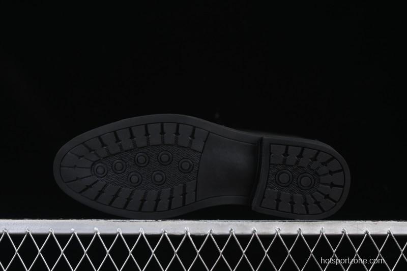 ECCO London Collection Slip-On Business Men's Leather Shoes with Wide Toe Box and Cushioned Sole - 61160801001