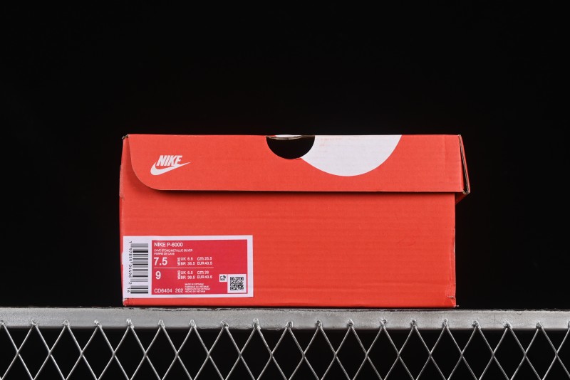 Nike P-6000 Prm Retro Casual Sneakers with Layered Design - CD6404-202