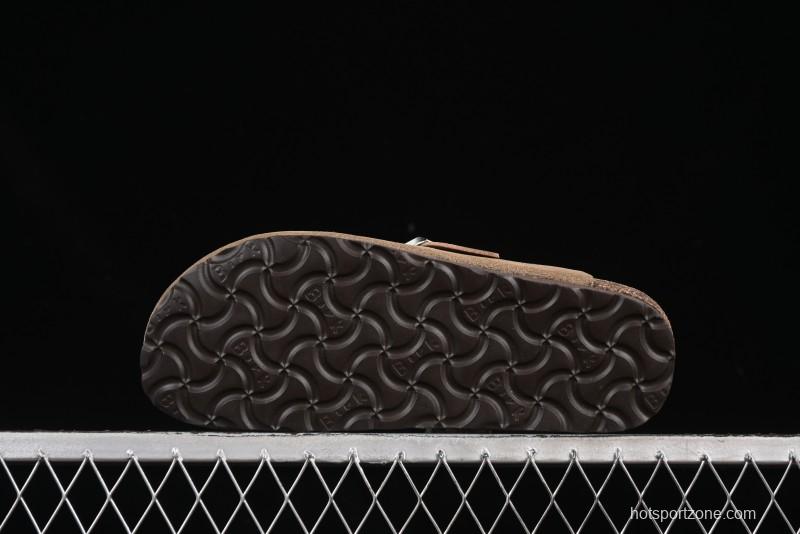 Birkenstock Arizona Soft Footbed Sandals with Suede Leather and Lambswool Lining - G.D4