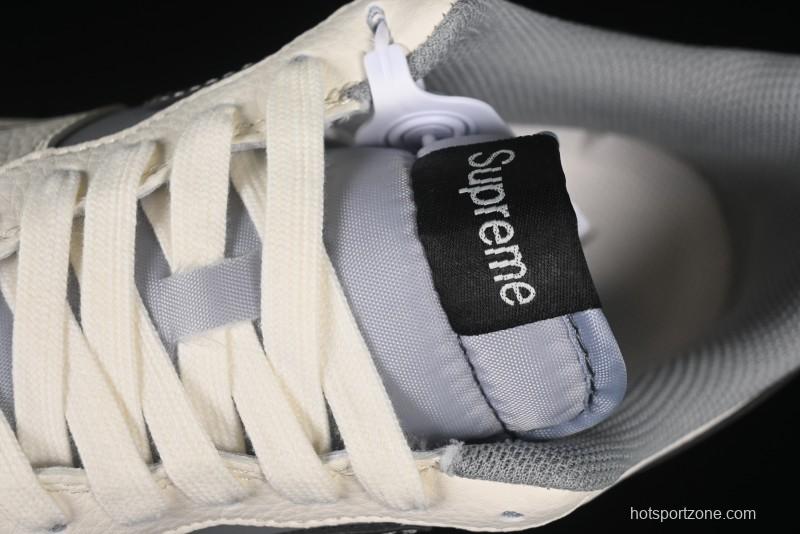 Nike Air Force 1 '07 Low Supreme Collaboration Beige Gray Building Blocks Casual Sneakers - XS1958-568