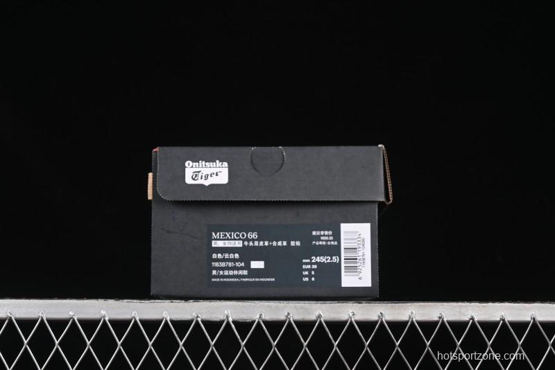 Onitsuka Tiger Mexico 66 Low-Top Leather Sneakers for Casual Running - 1183B781-104