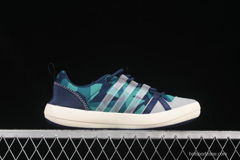 Adidas Climacool Boat Lace Graphic Breathable Cushion Casual Shoes - BA8396