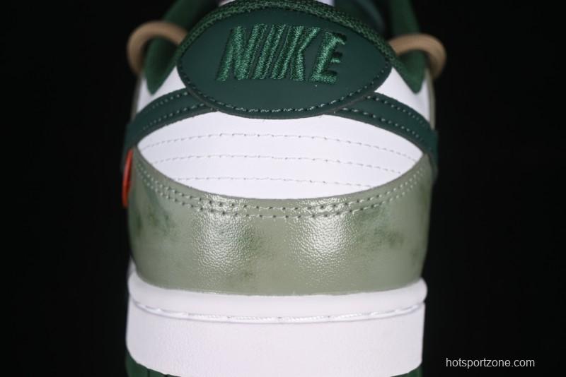 Nike Dunk Low Butterfly Bamboo Forest Green Low-Top Casual Sneakers - DD1391-101