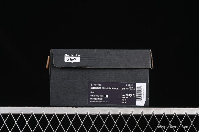 Onitsuka Tiger EDR 78 Low-Top Running Shoes - Comfortable Slip-Resistant Durable Casual Sneakers - 1183B395-001