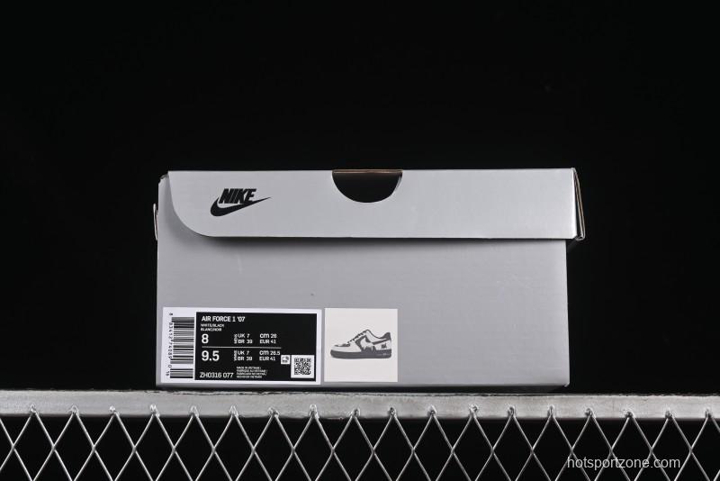 Nike Air Force 1'07 Low Custom Official Hot Style 2D Theme Gray Zone Casual Sneakers - ZH0316-077