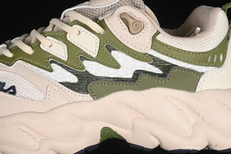 Fila Fusion Fern 2.0 Retro Chunky Sneakers with 3CM Heightening Sole - F12M511101FMC