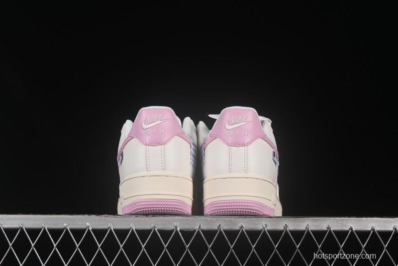 Nike Air Force 1'07 Low Custom Casual Sneakers with Full-Length Air Cushion - DD8959-100