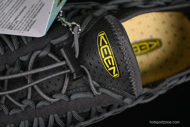 Keen Uneek Flat-M Woven Elastic Strap Outdoor Water Sports Sandals - 1014097