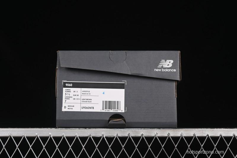 New Balance NB9060 Series Retro Casual Running Shoes with ABZORB Cushioning - U9060NTB