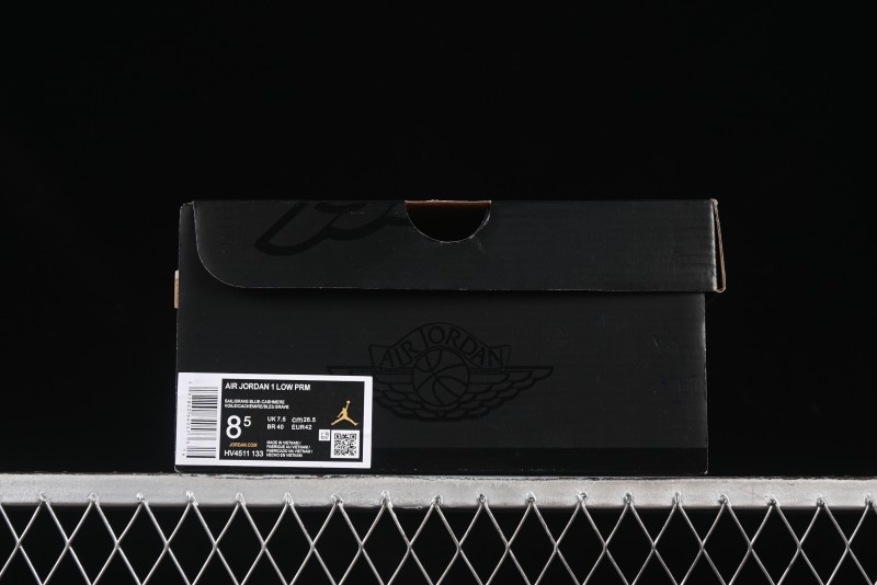 Nike Air Jordan 1 Low AJ1 Mismatched Swoosh Casual Sneakers - HV4511-133