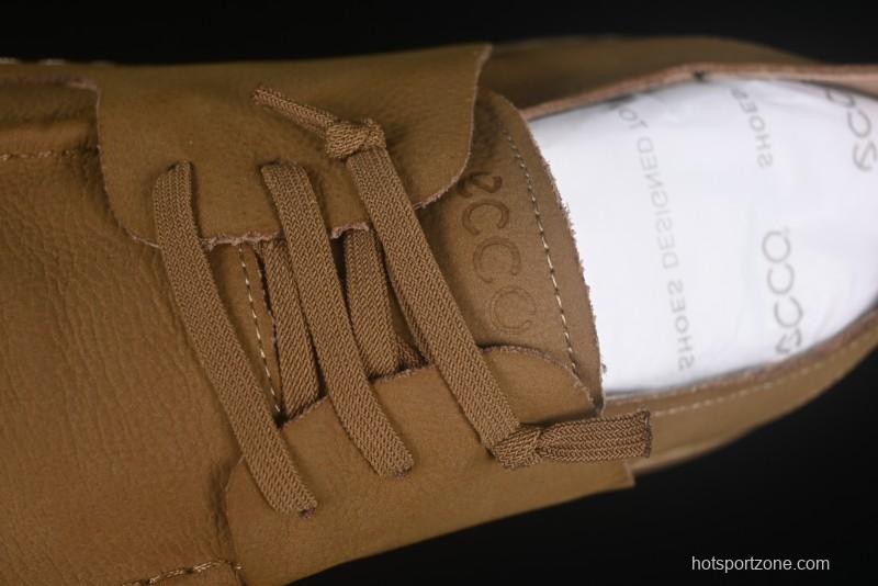 ECCO AT.KOLLEKTIVE Unisex Slip-On Kangaroo Leather Casual Shoes with Norwegian Welt Construction - 63673101002