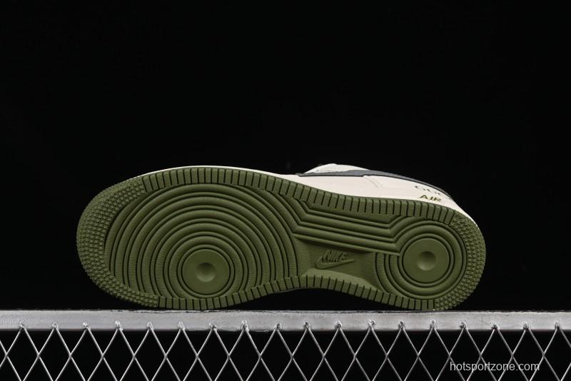 Nike Air Force 1'07 Low Gucci Collaboration Green Grey Pattern Casual Sneakers - XS1958-563