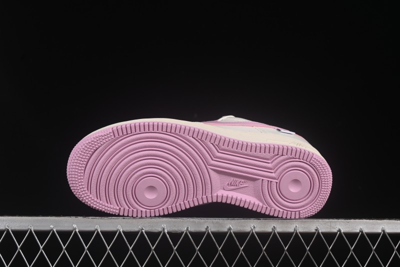 Nike Air Force 1'07 Low Custom Casual Sneakers with Full-Length Air Cushion - DD8959-100
