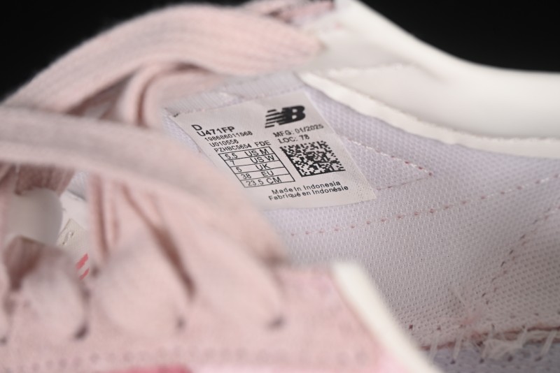 New Balance NB471 Series Fabric and Leather Casual Lifestyle Shoes - U471FP