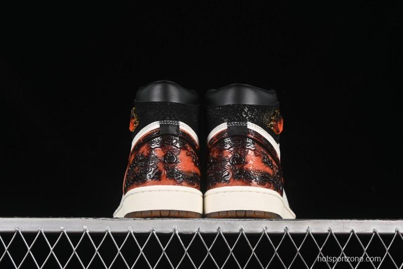 Nike Air Jordan 1 High Retro OG "CNY" Basketball Shoes with Traditional Chinese Auspicious Elements - IB3165-091