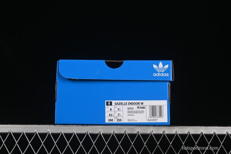 Adidas Originals Gazelle Indoor JI2714 Retro Casual Anti-Slip Wear-Resistant Low-Top Sneakers - JI2714