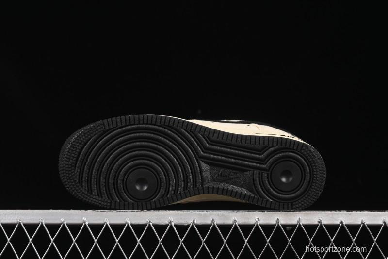 Nike Air Force 1 '07 Low Stussy Collaboration Hemp Low-Top Casual Sneakers - XX3168-153