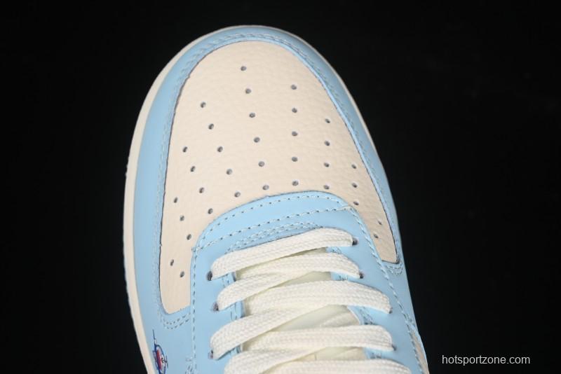 Nike Air Force 1'07 Low Doraemon Casual Sneakers with Full-Length Air Cushion - DF0188-059