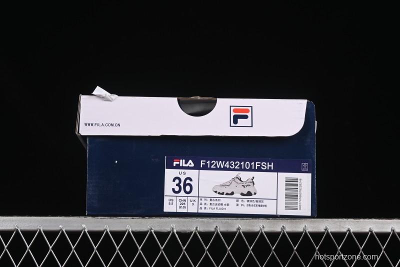 Fila Heritage Fluid Cat Paw 5.0 Retro Dad Shoes with Lace-Up Design - F12W432101FSH