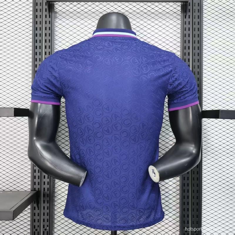 Player Version 25/26 Arsenal Blue with Geometric Pattern Jersey