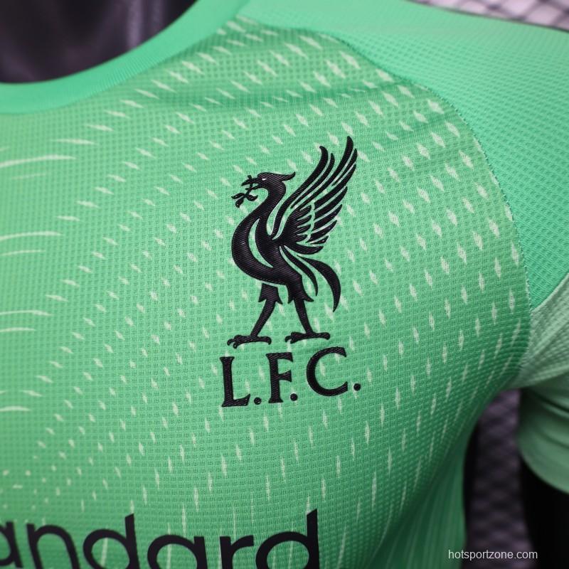 Player Version 25/26 Liverpool Green Goalkeeper Jersey