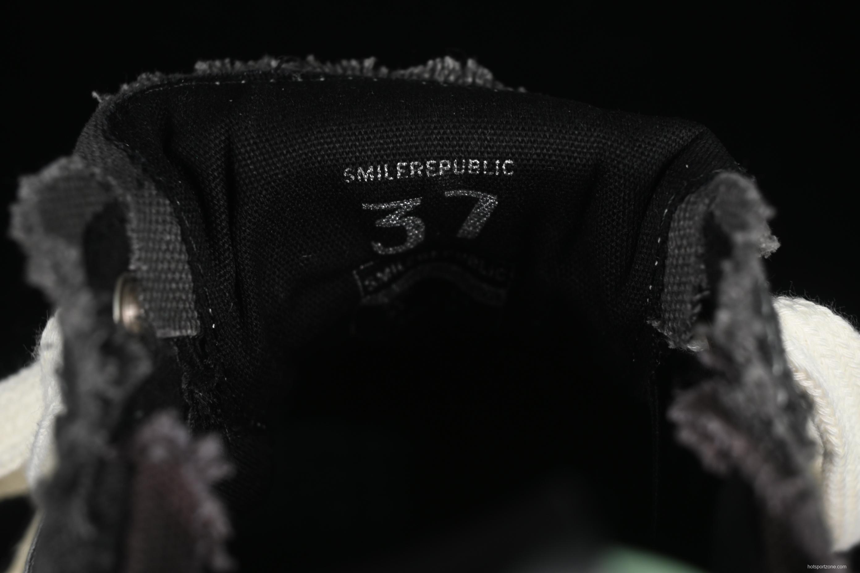 SMILEREPUBLIC INCEPTION Gray Fringe 70s Low-Top Canvas Casual Shoes - G.D4