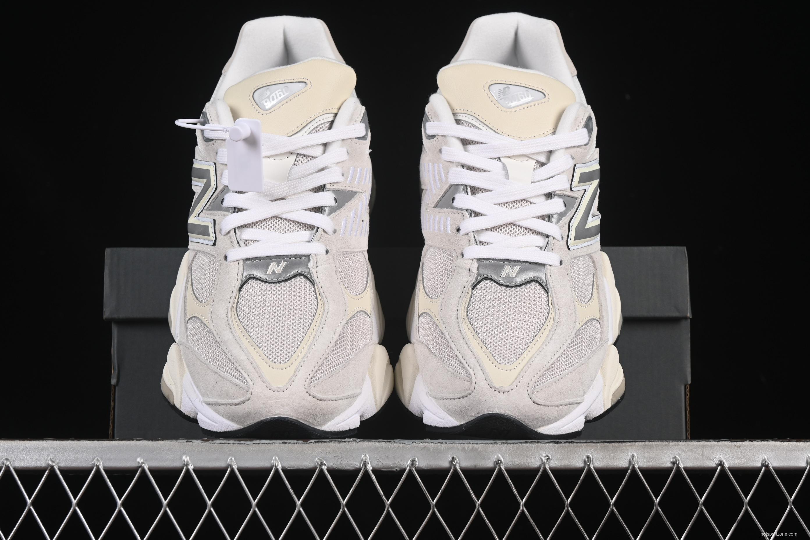 New Balance Joe Freshgoods x New Balance 9060 Retro Running Shoes with ABZORB Cushioning - U9060WHT