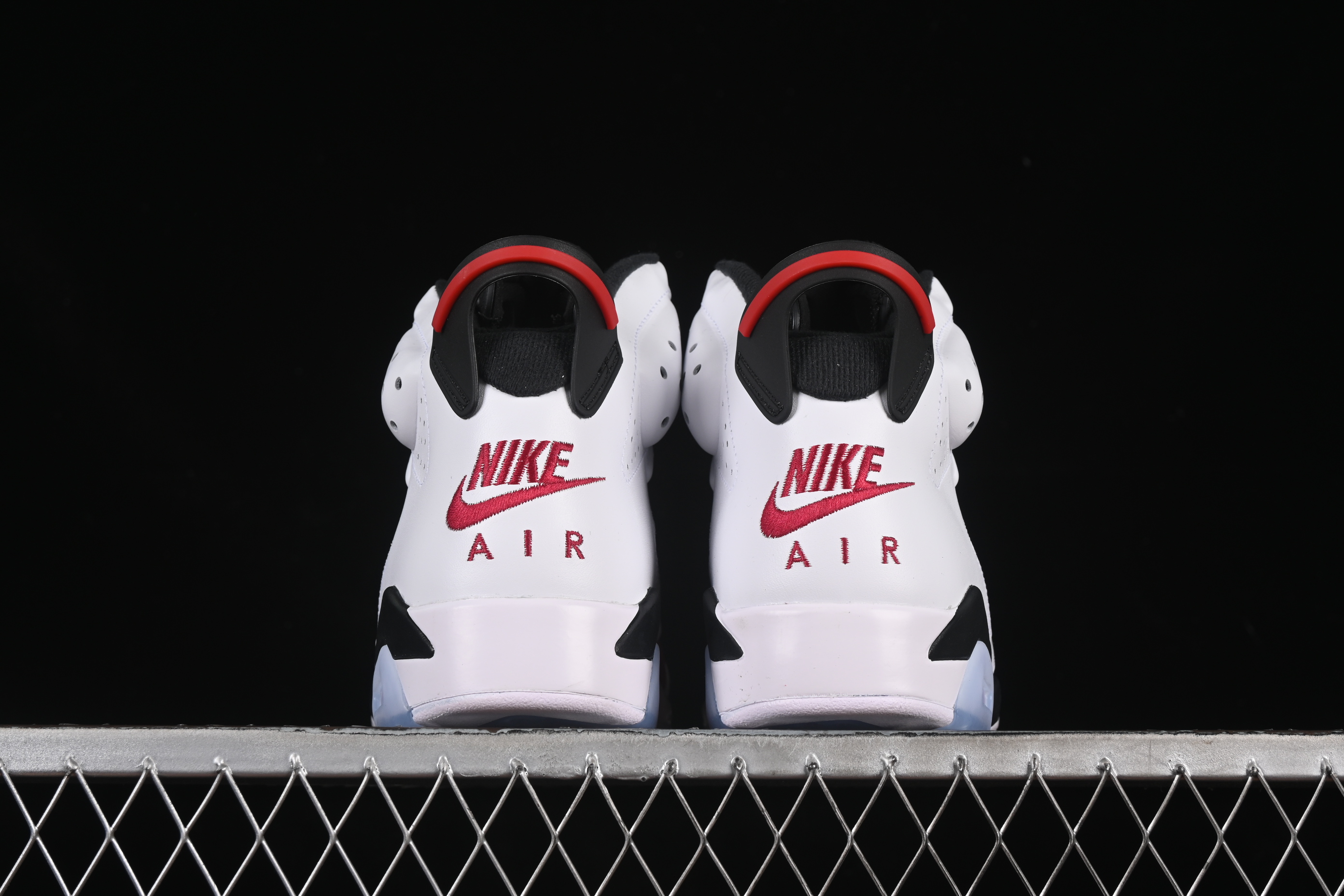 Nike Air Jordan 6 Retro High Basketball Shoes in Carmine White Red - CT8529-106