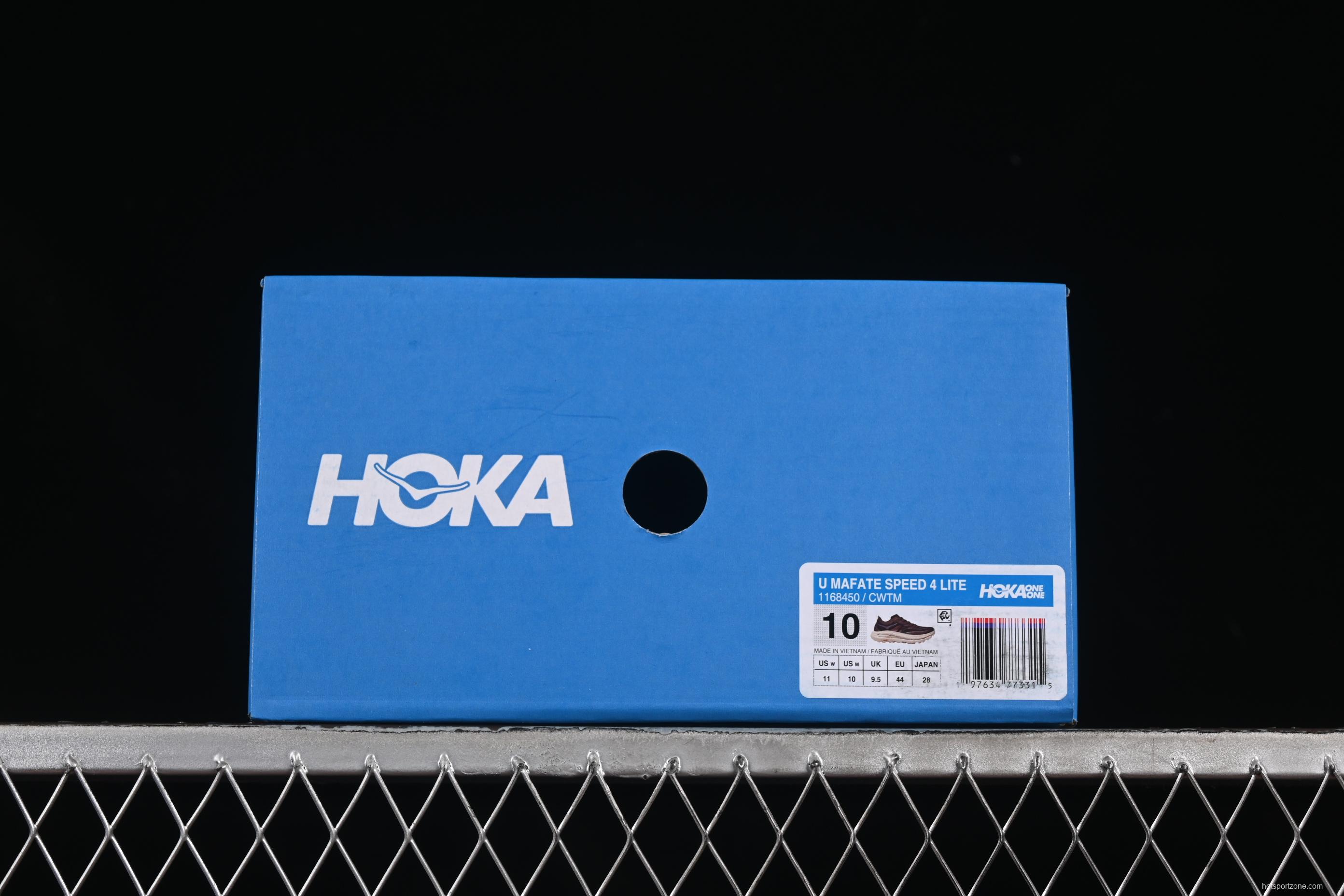 Hoka One One Mafate Speed 4 Low-Cut Professional Trail Running Shoes - 1168450 CWTM