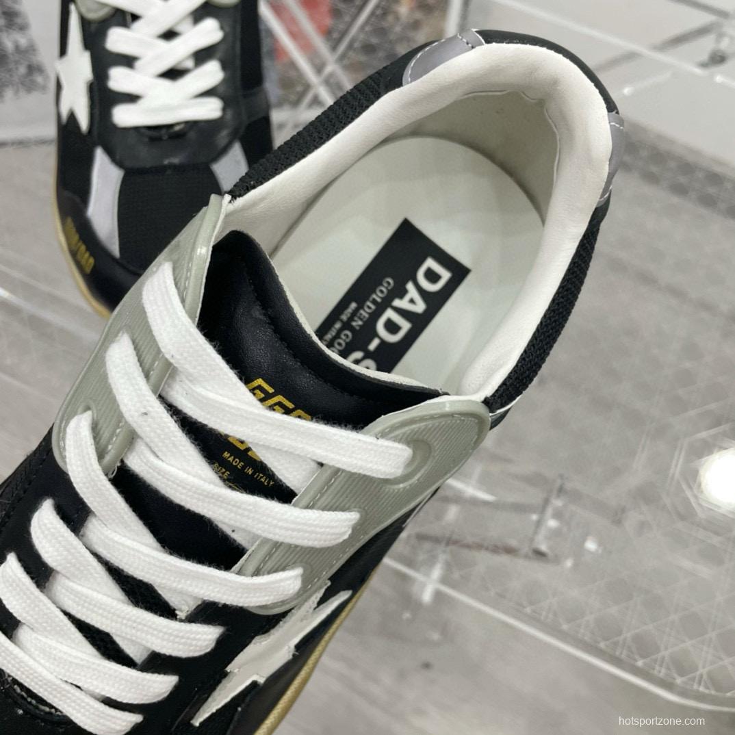 2024 Men GGDB Black White Suede Mesh Sneakers