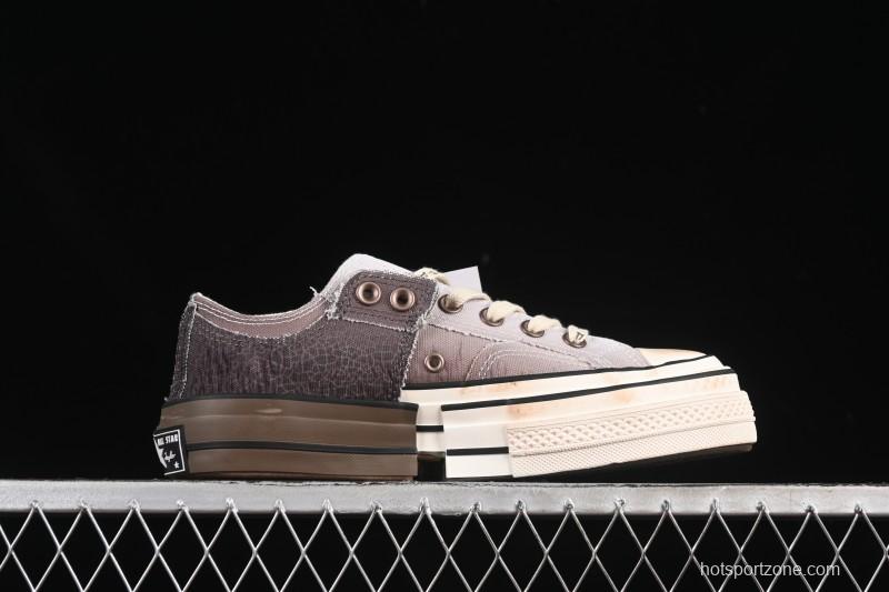 Converse Chuck 70 Low Feng Chen Wang Collaboration Deconstructed Canvas Sneakers - A15741C