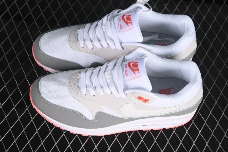 Nike Air Max 1 Retro Running Shoes with Half-Sole Air Cushion - 599820-100