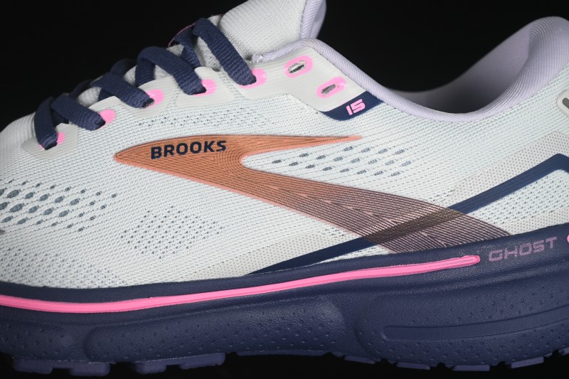 Brooks Ghost 15 Low-Cut Breathable Cushioned Support Casual Sports Running Shoes - 1203801B492