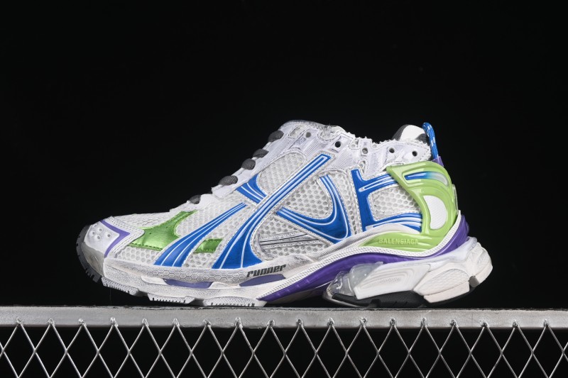 Balenciaga Runner Kith Four Color Retro Casual Shoes - W3RMU9043