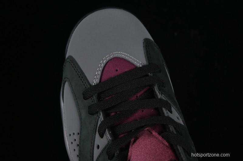 Nike Air Jordan 6 Retro Bordeaux Premium Suede Sneakers - CT8529-063