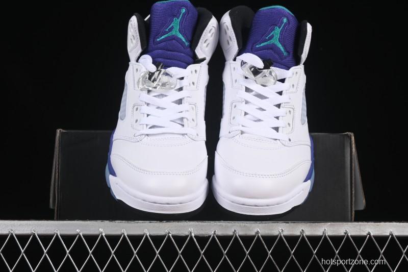 Nike Air Jordan 5 OG Grape Basketball Shoes - HQ7978-100