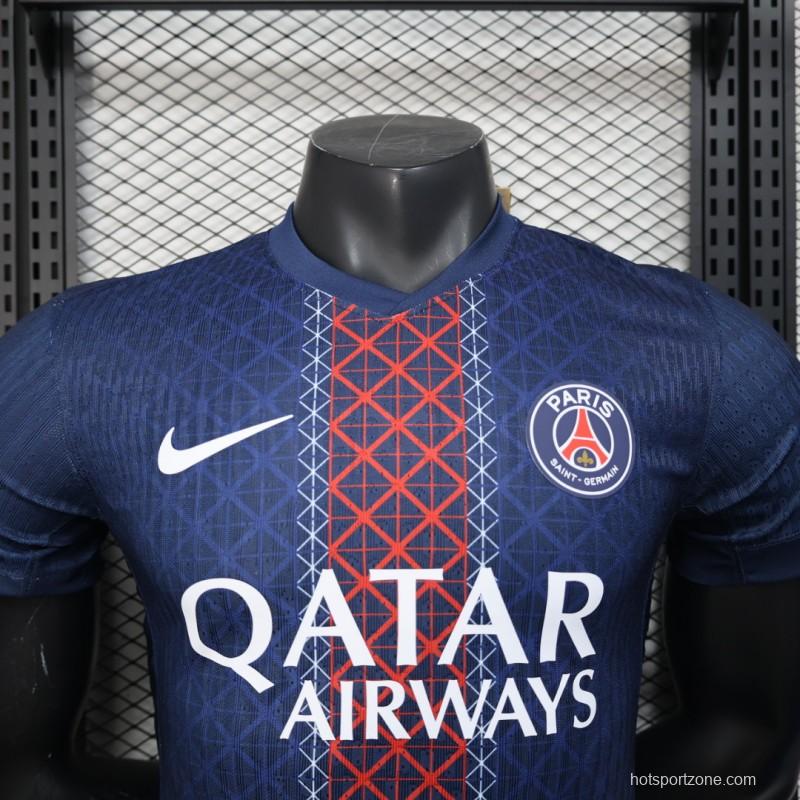 25/26 Player Version PSG Home Jersey