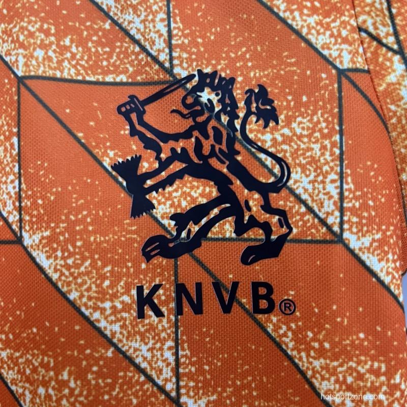 1988 Kids Netherlands Home Size 16-28 Jersey