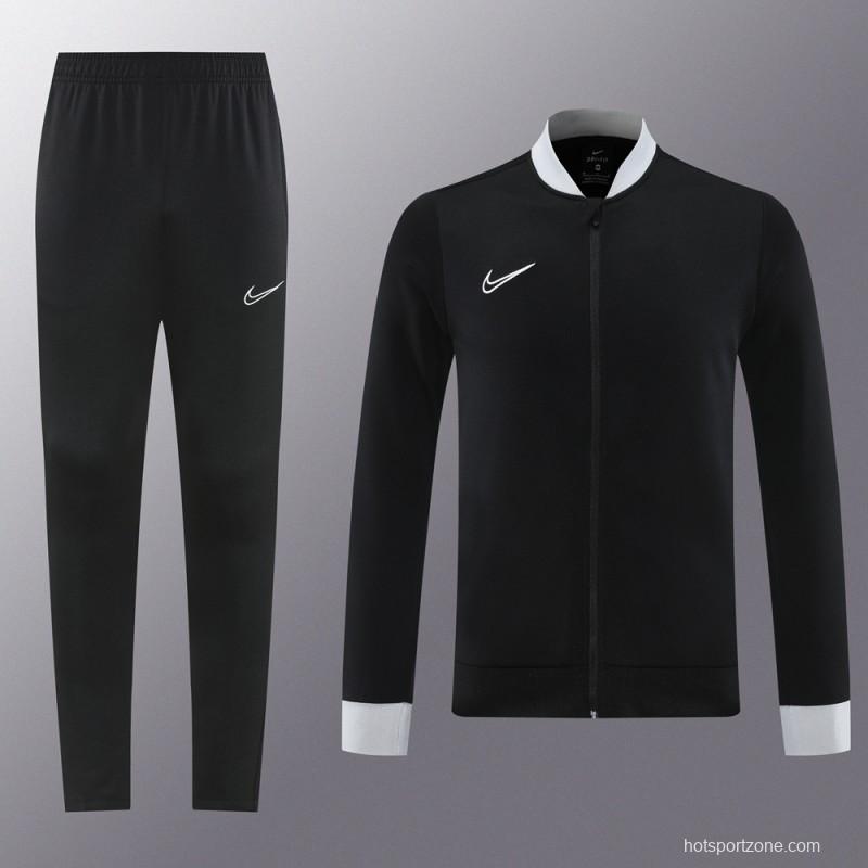 2025 NIKE Black Full Zipper Jacket + Long Pants