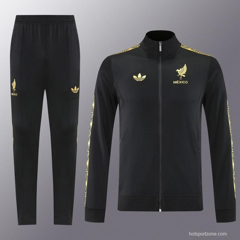 2025 Adidas Black Full Hoodie Zipper Jacket +Long Pants