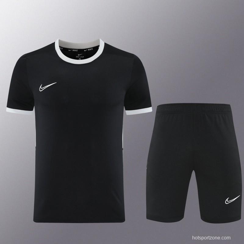 2025 NIKE Black Short Sleeve Jersey + Shorts