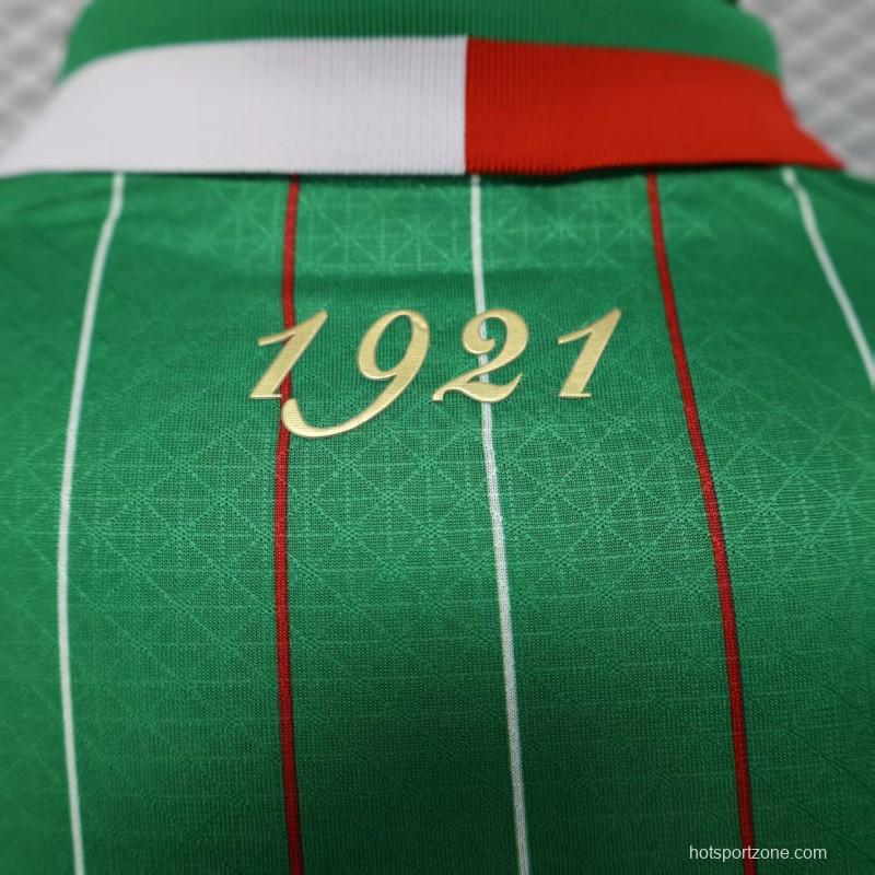 Player Version 25/26 CD Palestina Green Jersey