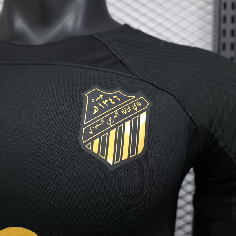 Player Version 25/26 Al-Ahli Champion Black Jersey