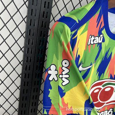 2025 Brazil Rainbow with Camouflage Pattern Jersey