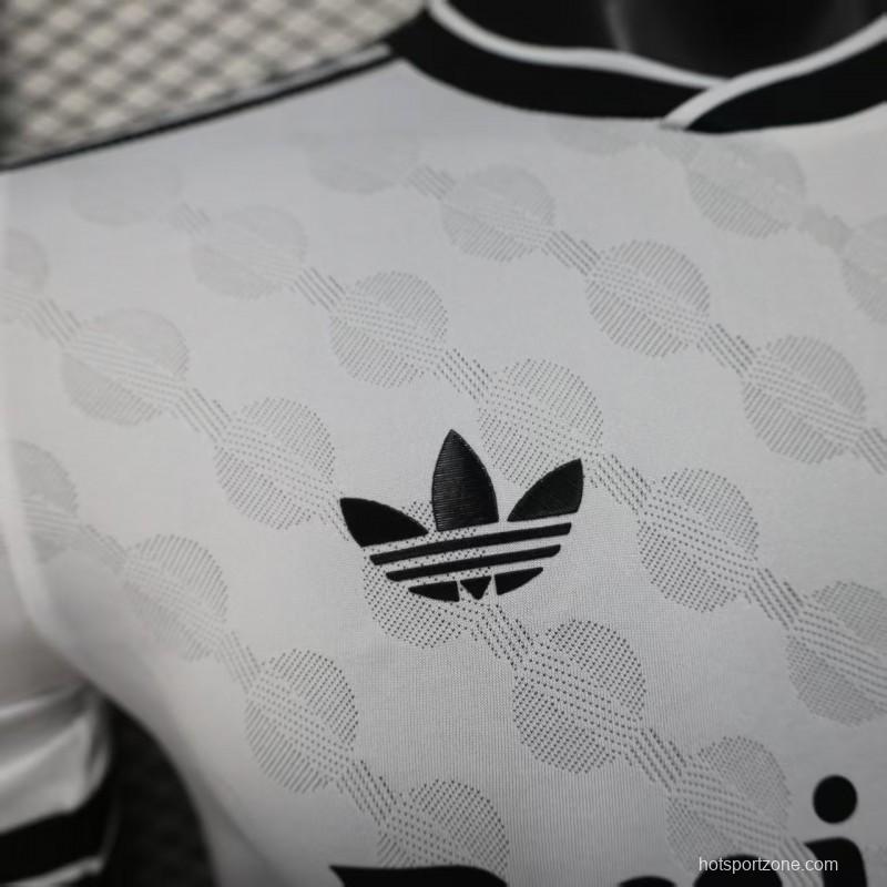 Player Version 25/26 Real Madrid White with Geometric Pattern Jersey