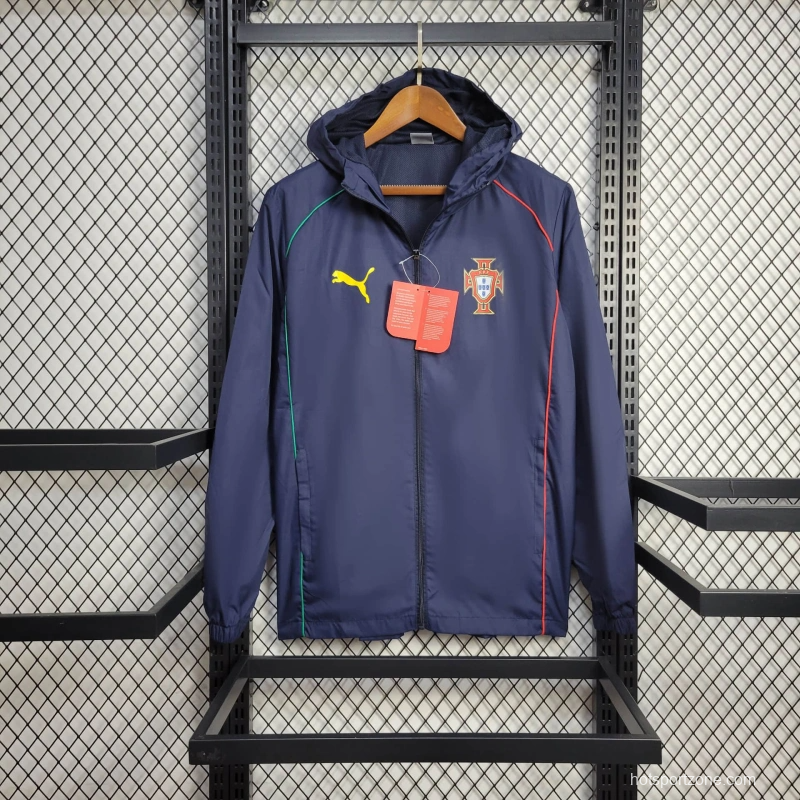 2025 Portugal Jacket Navy Windbreaker